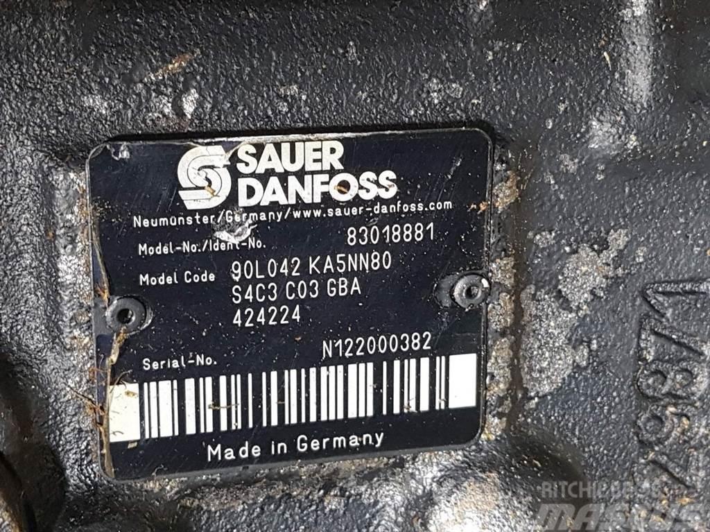Sauer Danfoss 90L042KA5NN80S4C3-83018881-Drive pump/Fahrpumpe Hidrolik