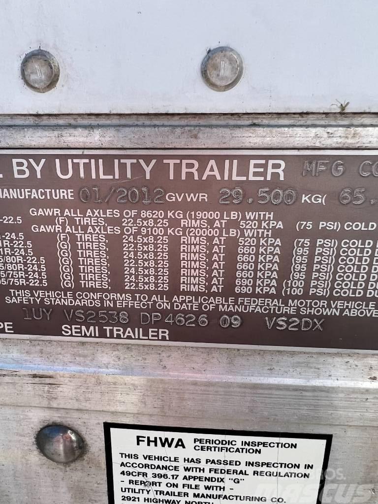 Utility 4000D-X Kapali kasa treylerler