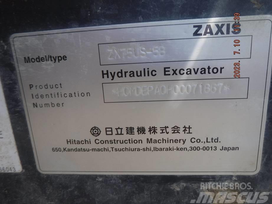 Hitachi ZX75US-5B Midi ekskavatörler 7 - 12 t