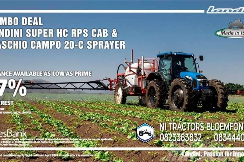 Landini PROMO - Landini Super HC RPS CAB & Maschio Sprayer Traktörler