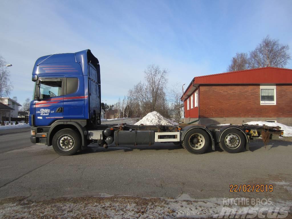 Scania R 124 LB 6X2 4700 Römorklar, konteyner
