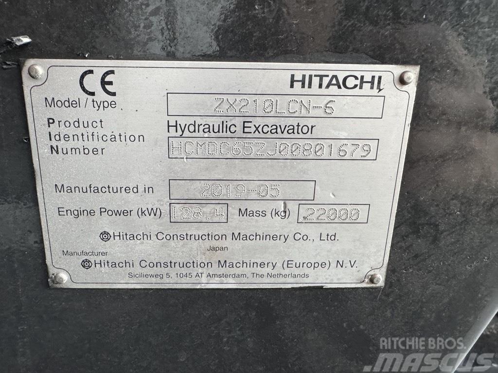 Hitachi ZX 210 LC N-6 Paletli ekskavatörler