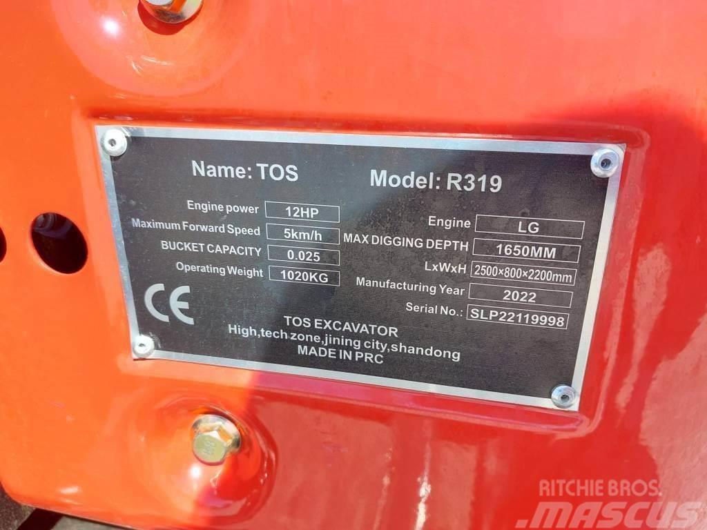 TOS R319 Mini ekskavatörler, 7 tona dek