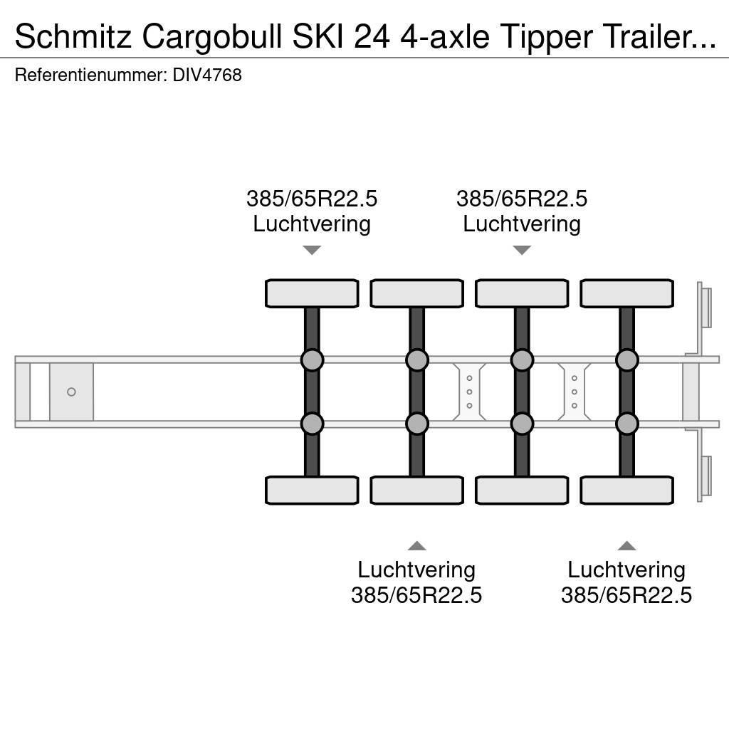 Schmitz Cargobull SKI 24 4-axle Tipper Trailer (4 units) Damperli çekiciler