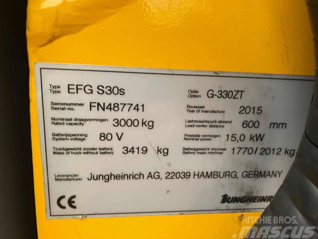 Jungheinrich EFG S30S Elektrikli forkliftler