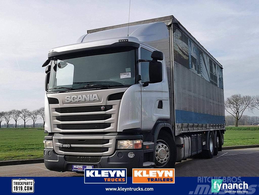 Scania G450 met palfinger kooiaa Kayar tenteli kamyonlar