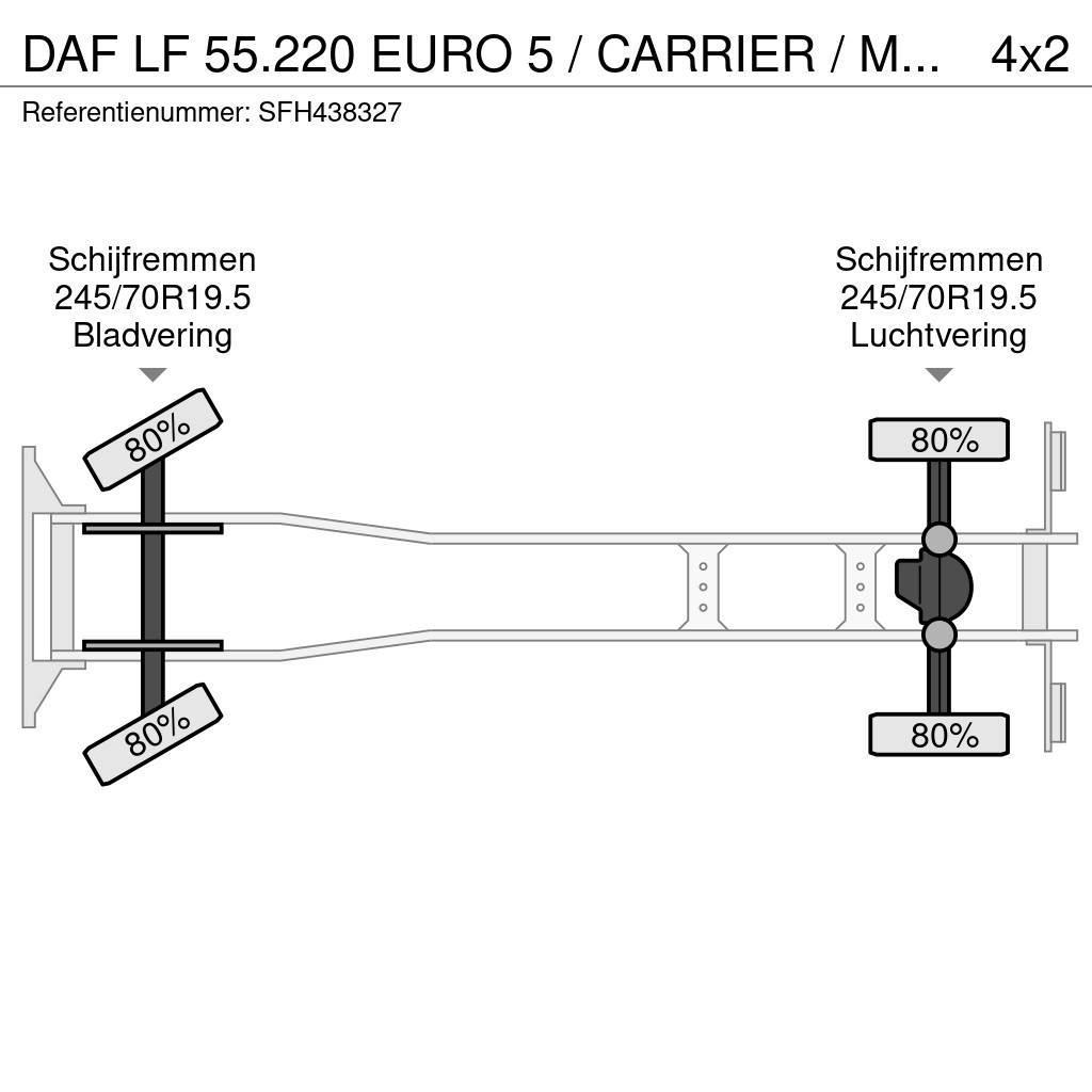 DAF LF 55.220 EURO 5 / CARRIER / MULTITEMPERATUUR / DH Frigofrik kamyonlar