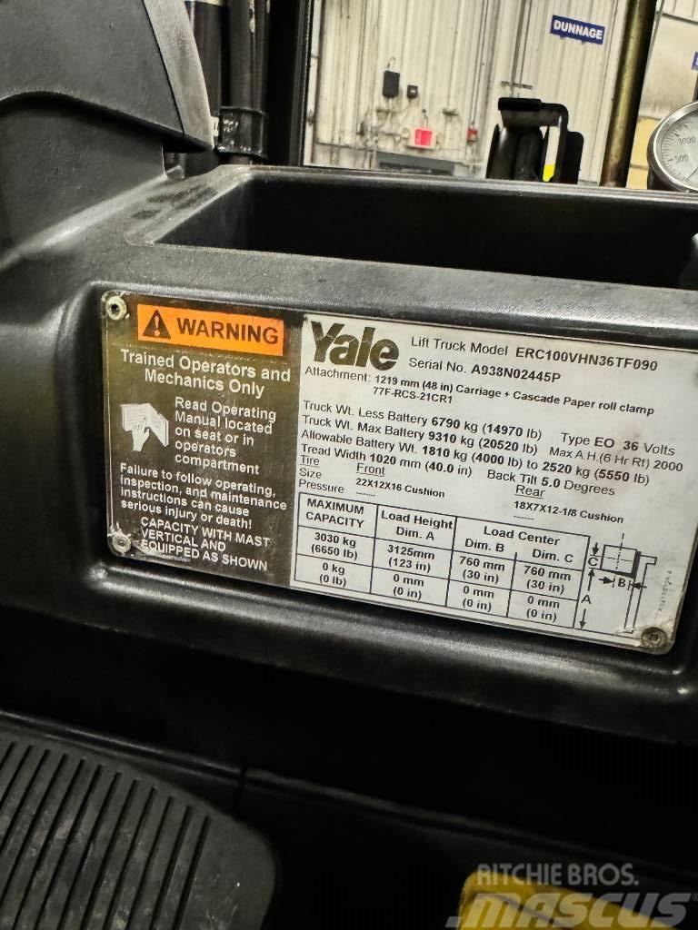 Yale ERC100VH Elektrikli forkliftler