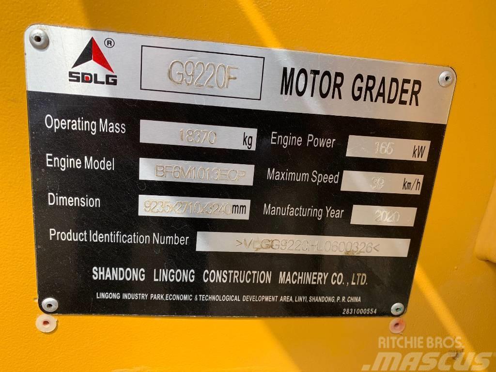 SDLG G 9220 Greyderler