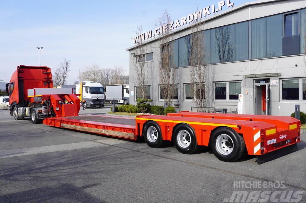 Nooteboom EURO-60-03 Tief Bet semi-trailer / unfastened / 3 Low loader yari çekiciler