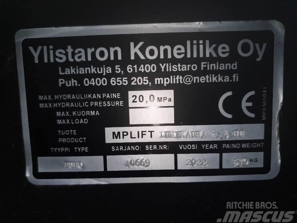 Mp-lift Lumikauha 1,4m3 / 2,4m EURO HD Ön yükleyici atasmanlar
