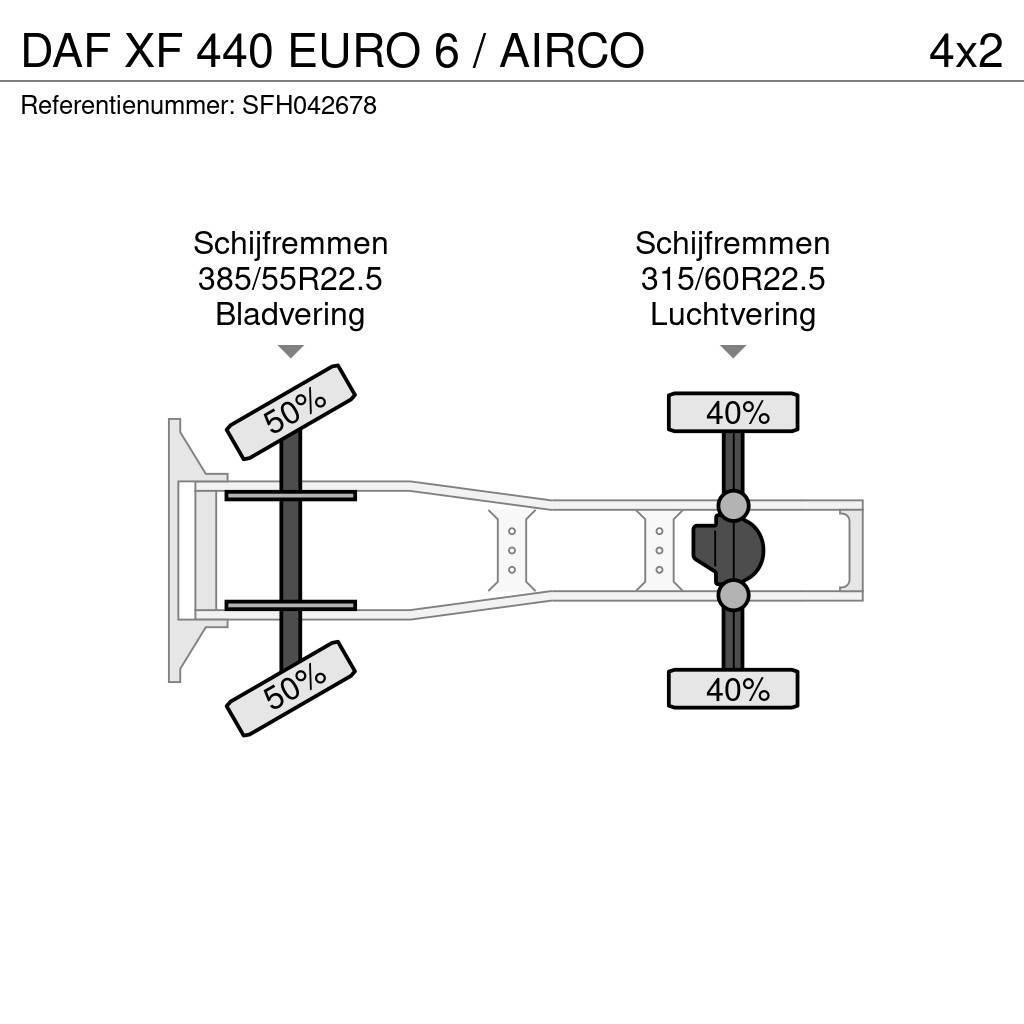 DAF XF 440 EURO 6 / AIRCO Çekiciler