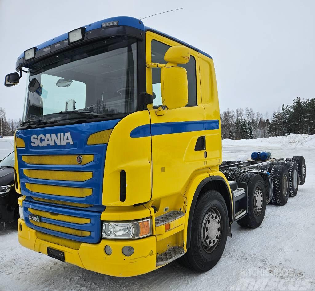 Scania G480 10x4 Valmistuu Metsäkoneenkuljetusautoksi Orman makinesi taşıma kamyonları