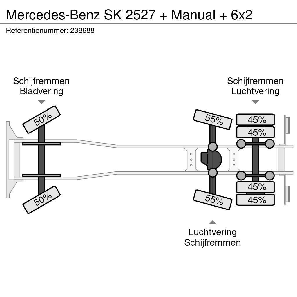 Mercedes-Benz SK 2527 + Manual + 6x2 Çekiciler