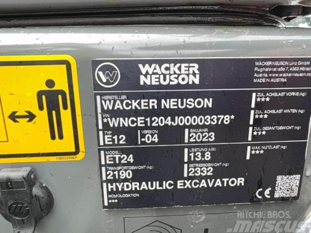 Wacker Neuson ET 24 Mini ekskavatörler, 7 tona dek