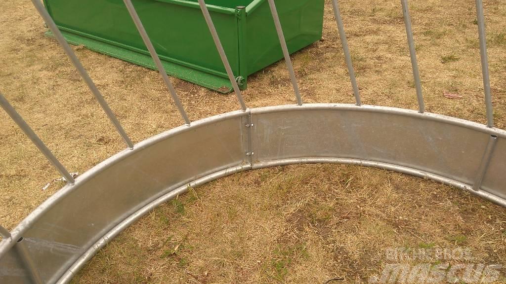 Top-Agro (RRF24) Round feeder, galvanized for 24 sheep, NEW Hayvan besleyiciler