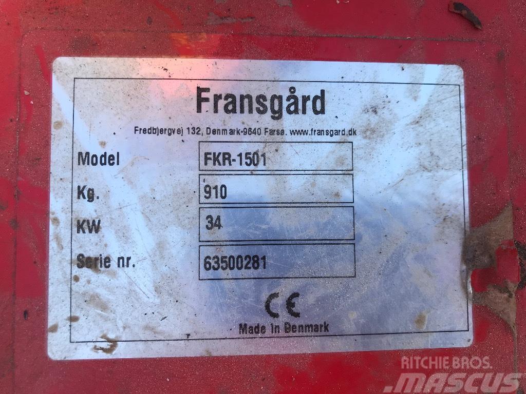Fransgård FKR 1501 Hasat makineleri