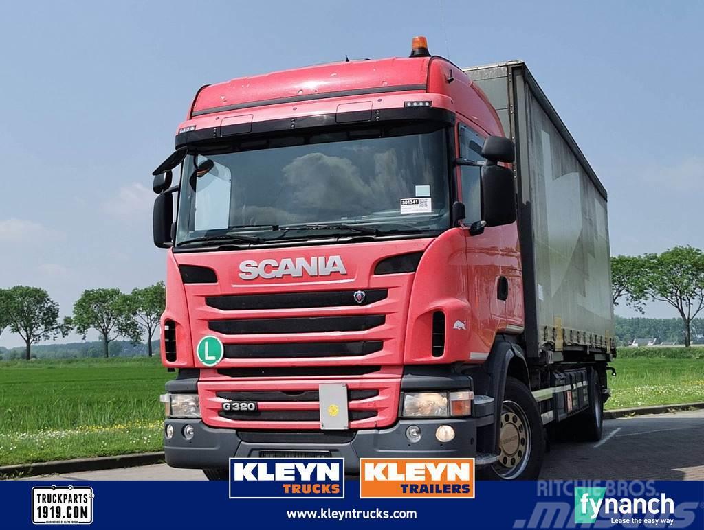 Scania G320 manual taillift Kayar tenteli kamyonlar