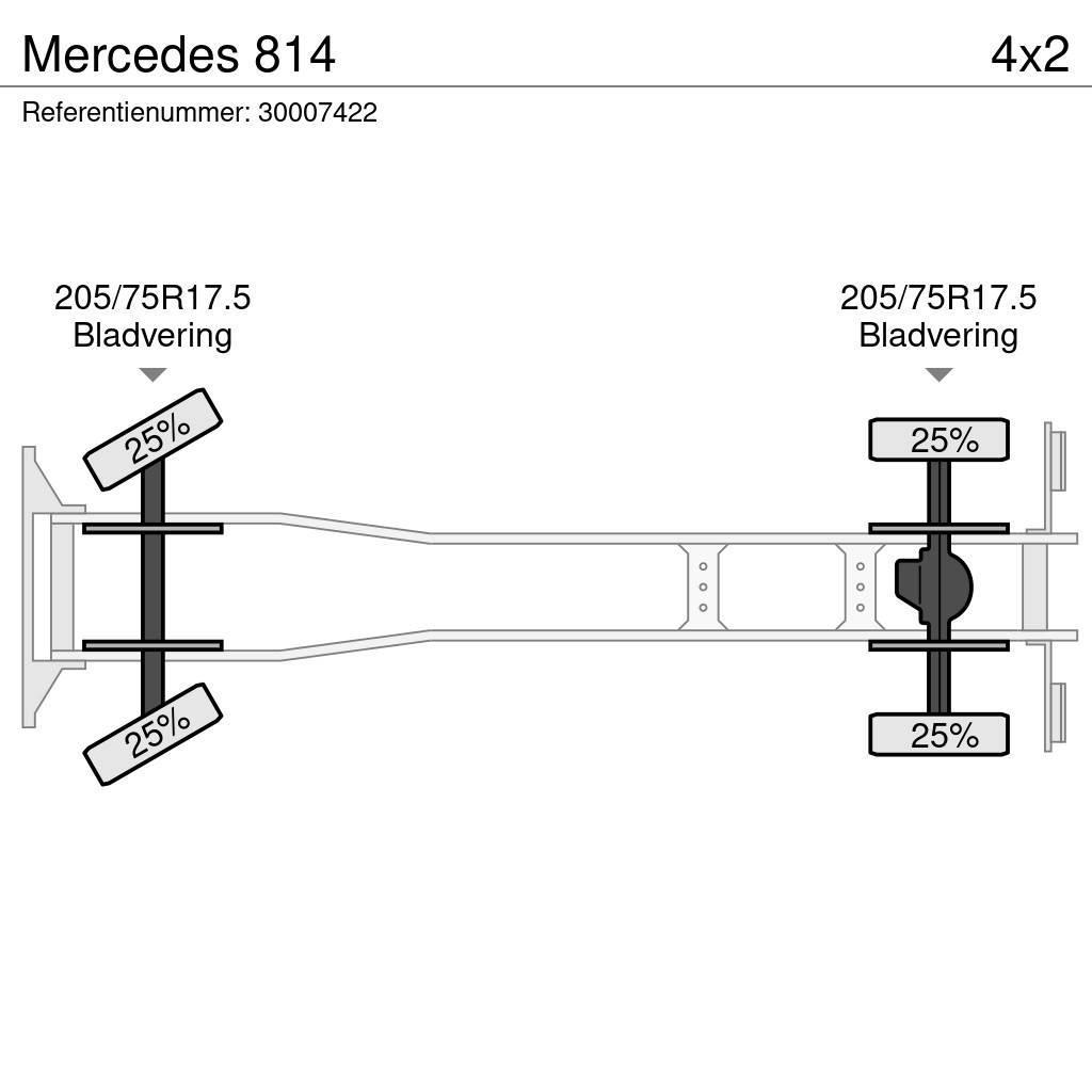 Mercedes-Benz 814 Flatbed kamyonlar