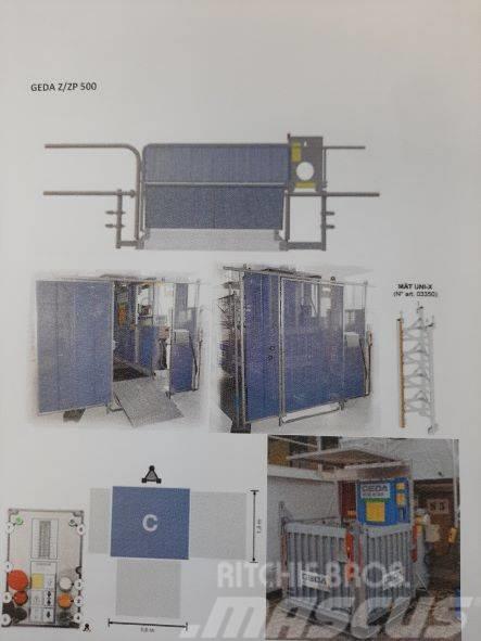 Geda 500 Z ZP Personel Platformları ve Cephe Asansörleri