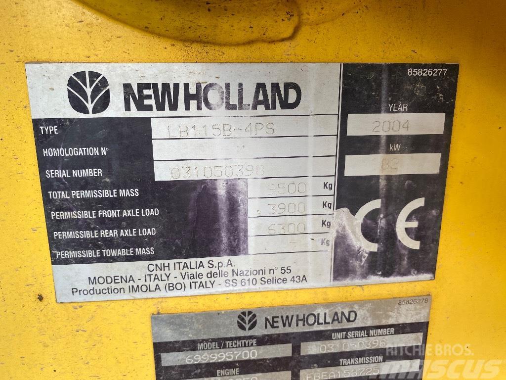 New Holland LB 115-4 PS Kazıcı yükleyiciler - beko loder