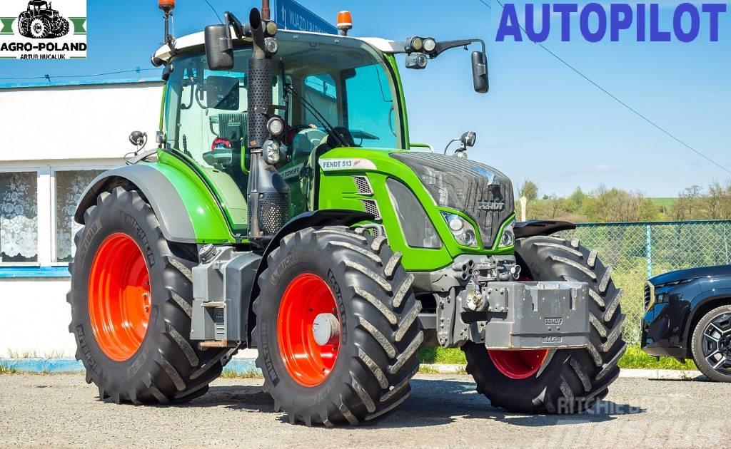 Fendt 513 VARIO - AUTOPILOT - 2016 ROK - ORYGINALNE OPON Traktörler