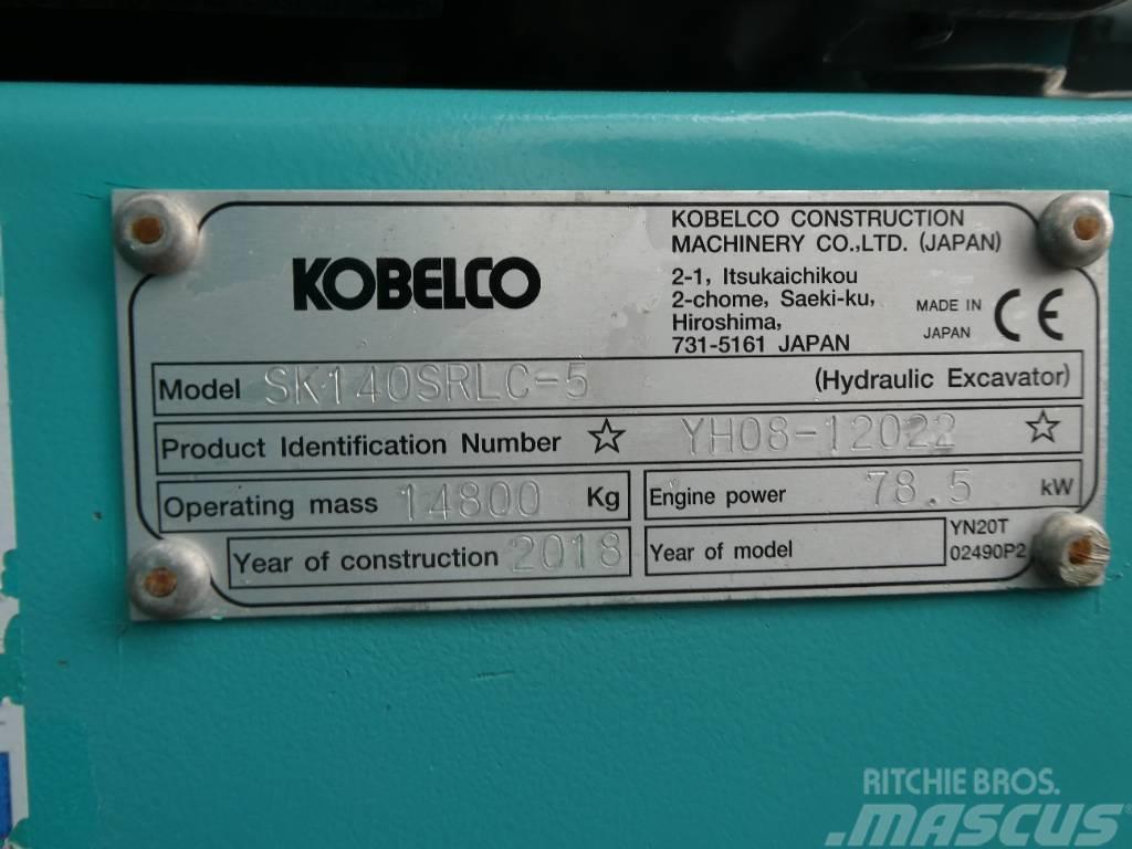 Kobelco SK 140 SR LC-5 Paletli ekskavatörler