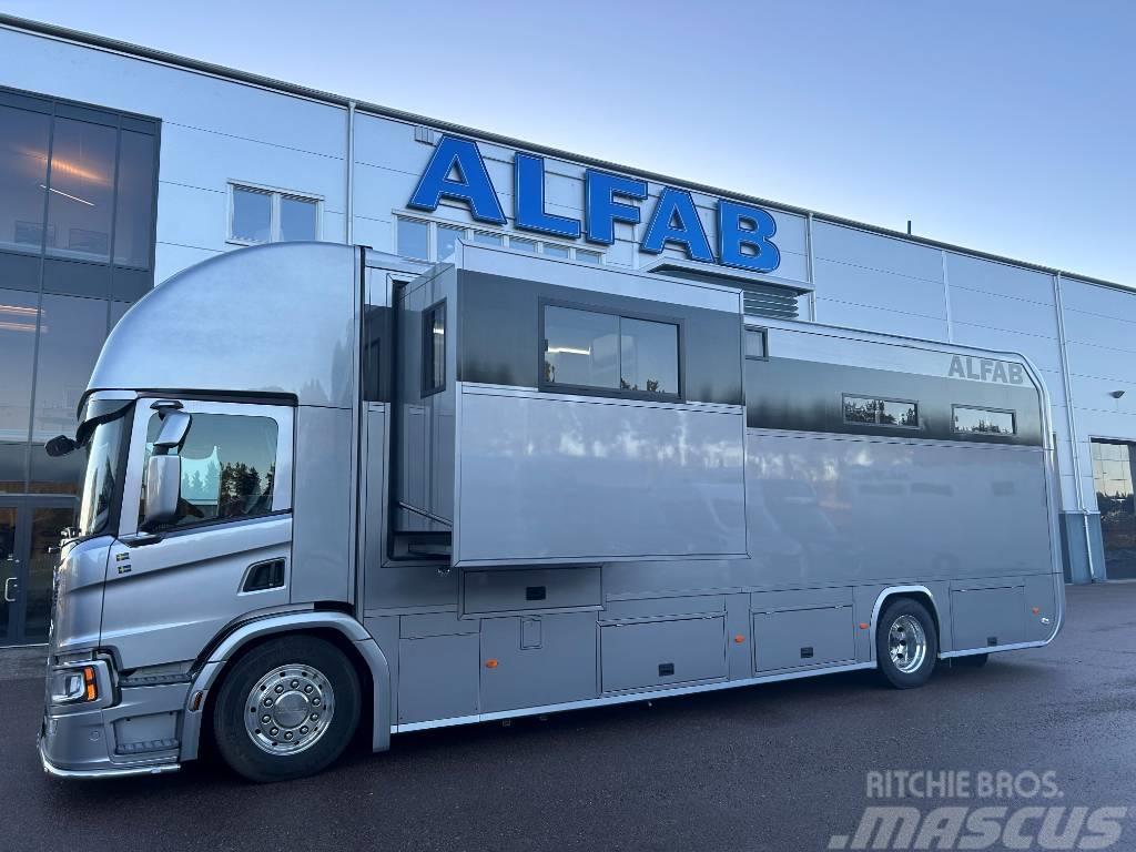 Scania P280 ALFAB Professional hästlastbil Hayvan nakil kamyonlari