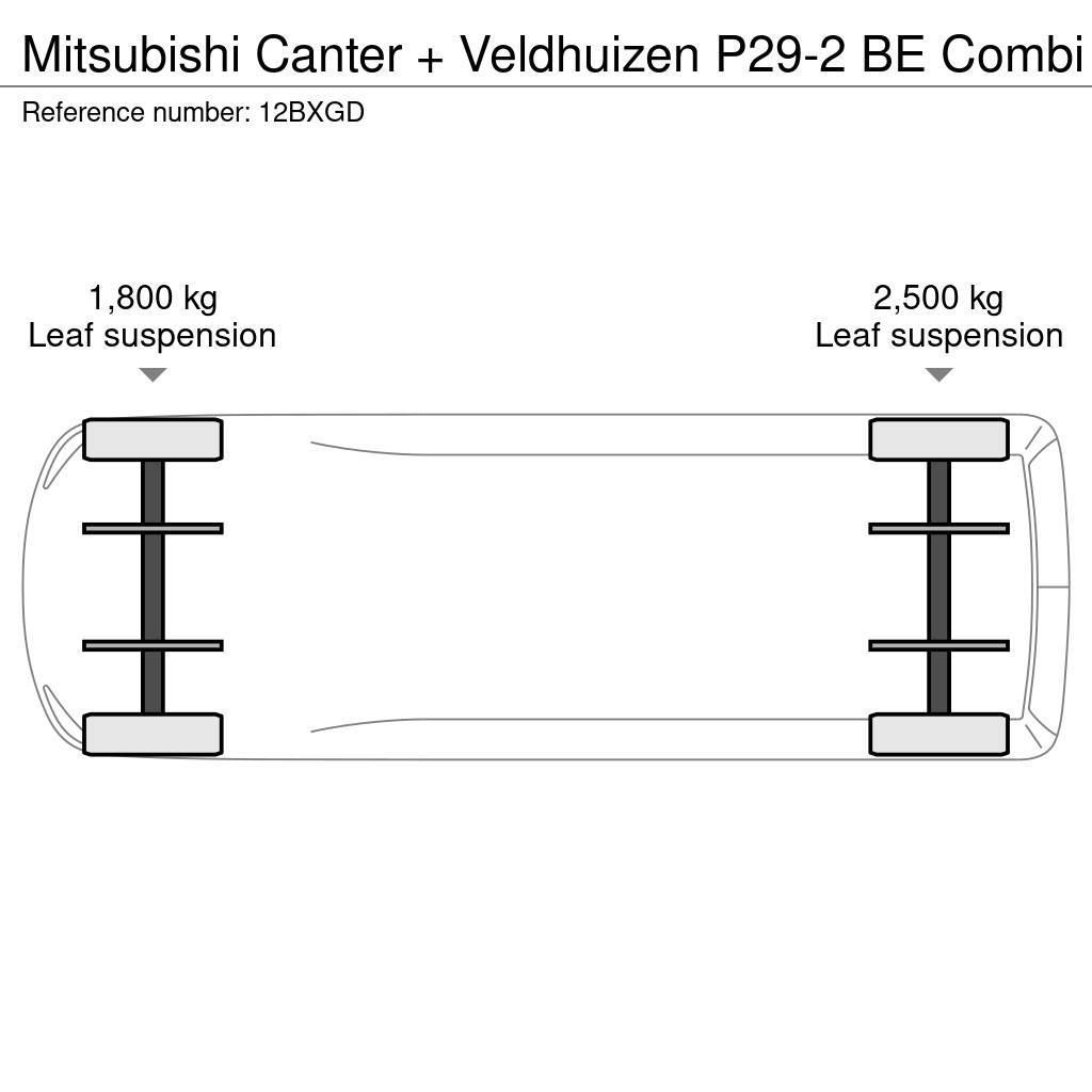 Mitsubishi Canter + Veldhuizen P29-2 BE Combi Diger