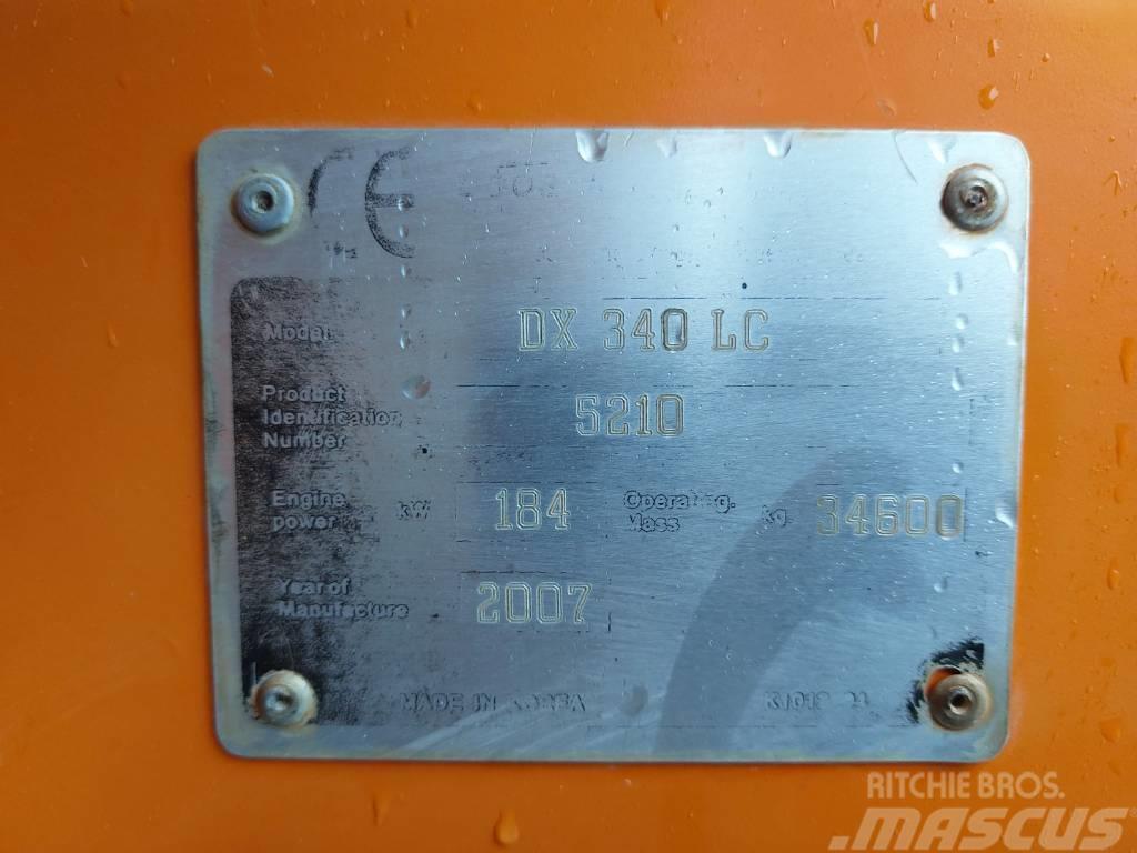 Doosan DX 340 LC Paletli ekskavatörler