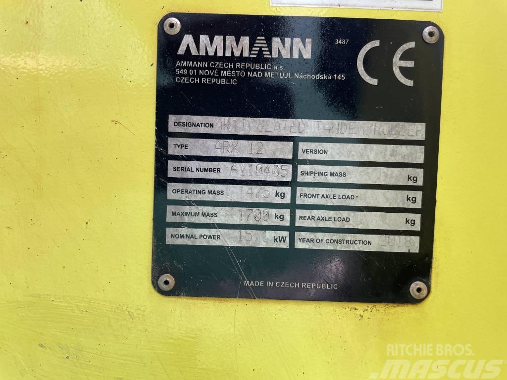 Ammann ARX 12 Çift tamburlu silindirler