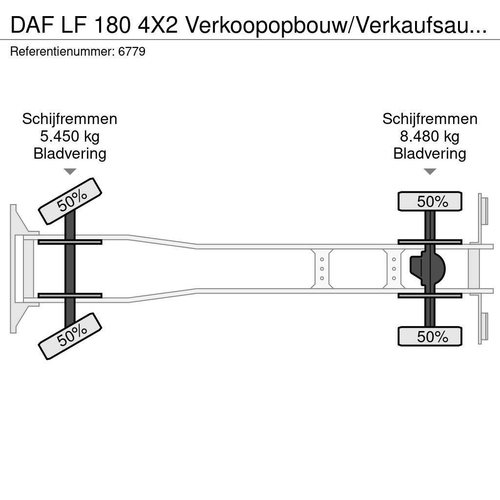 DAF LF 180 4X2 Verkoopopbouw/Verkaufsaufbau +Koeling H Diger kamyonlar