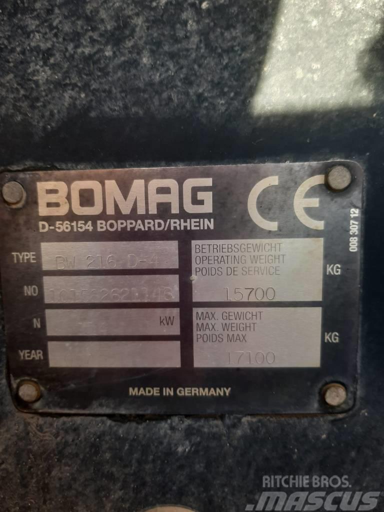 Bomag BW 216 D-4 Zemin sıkıştırma makineleri