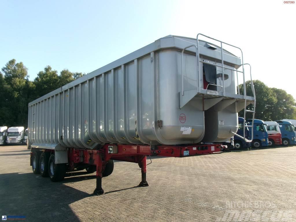 Montracon Tipper trailer alu 50.5 m3 + tarpaulin Damperli çekiciler
