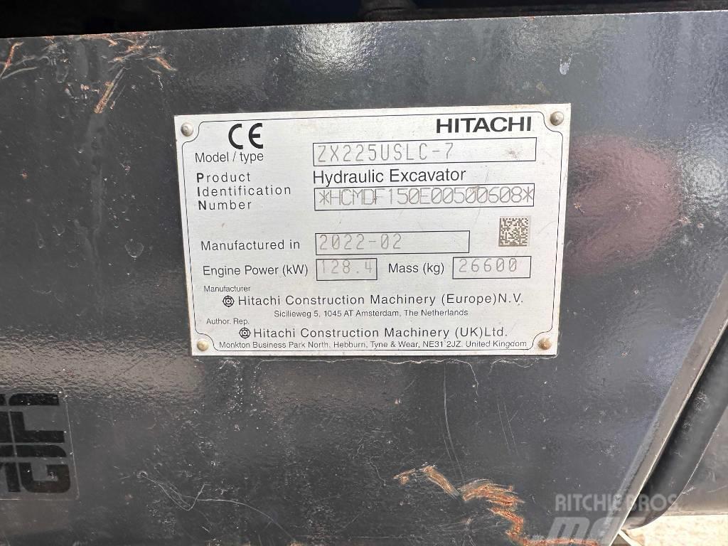 Hitachi ZX 225 uslc-7 Paletli ekskavatörler