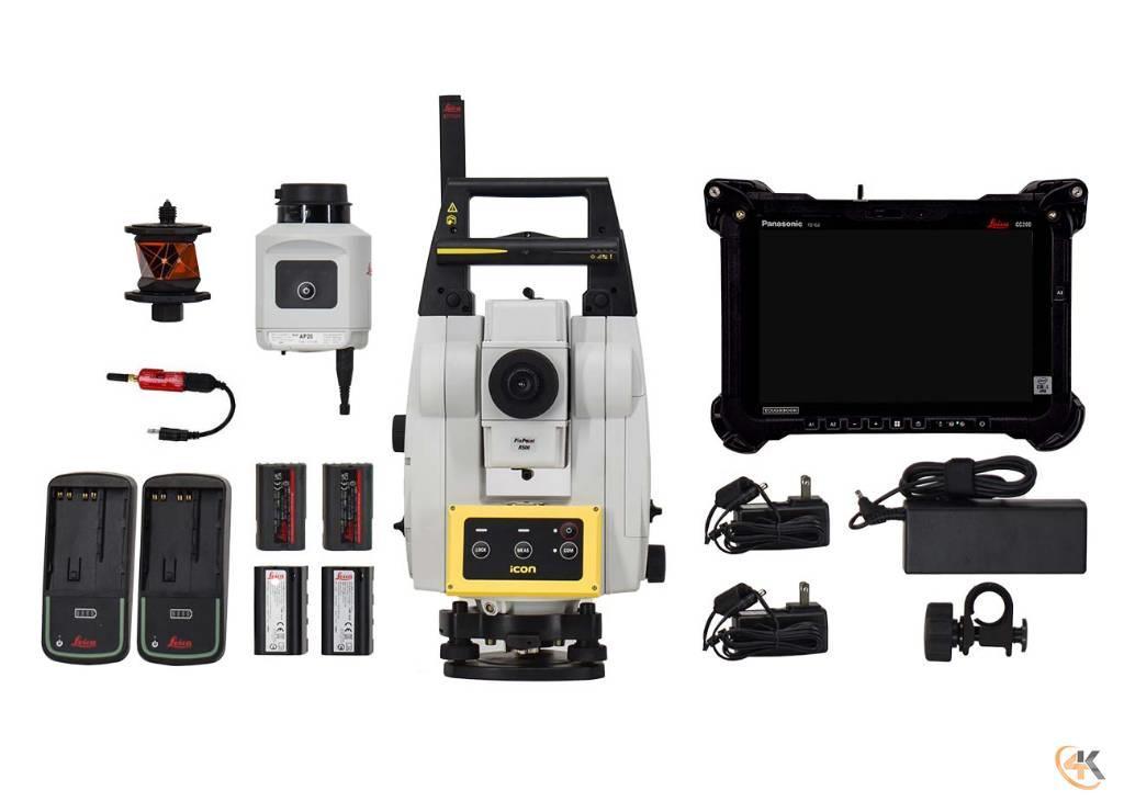Leica iCR70 5" Robotic Total Station, CC200 & iCON, AP20 Diger parçalar