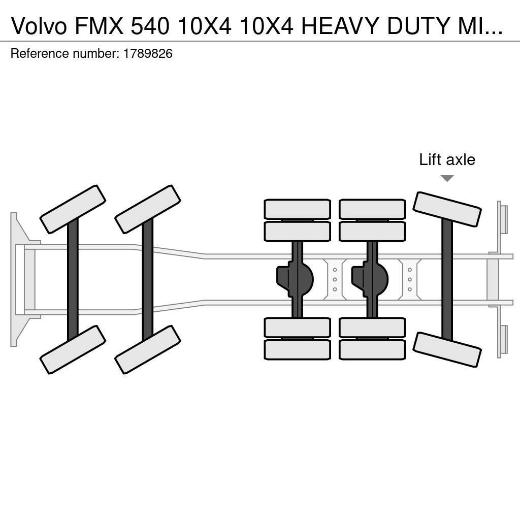 Volvo FMX 540 10X4 10X4 HEAVY DUTY MINING KH KIPPER/TIPP Damperli kamyonlar