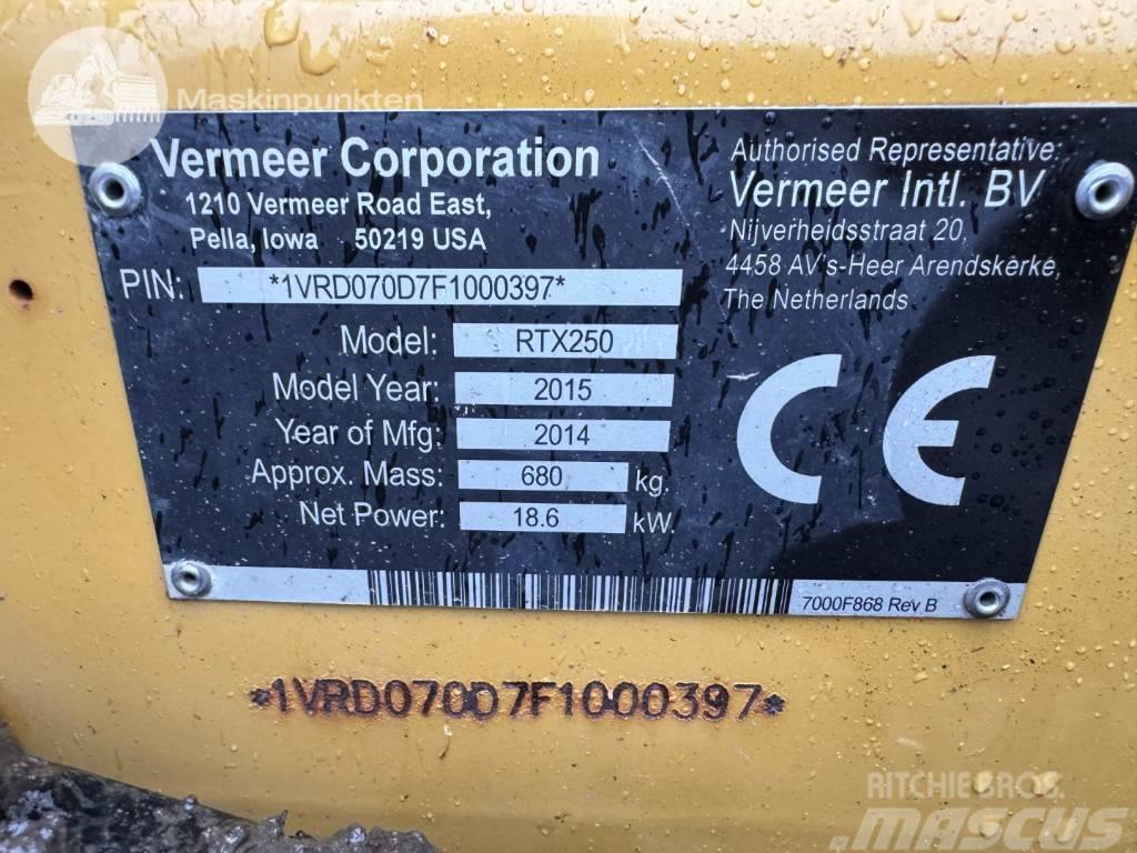 Vermeer RTX250 Kanal kazma makinasi