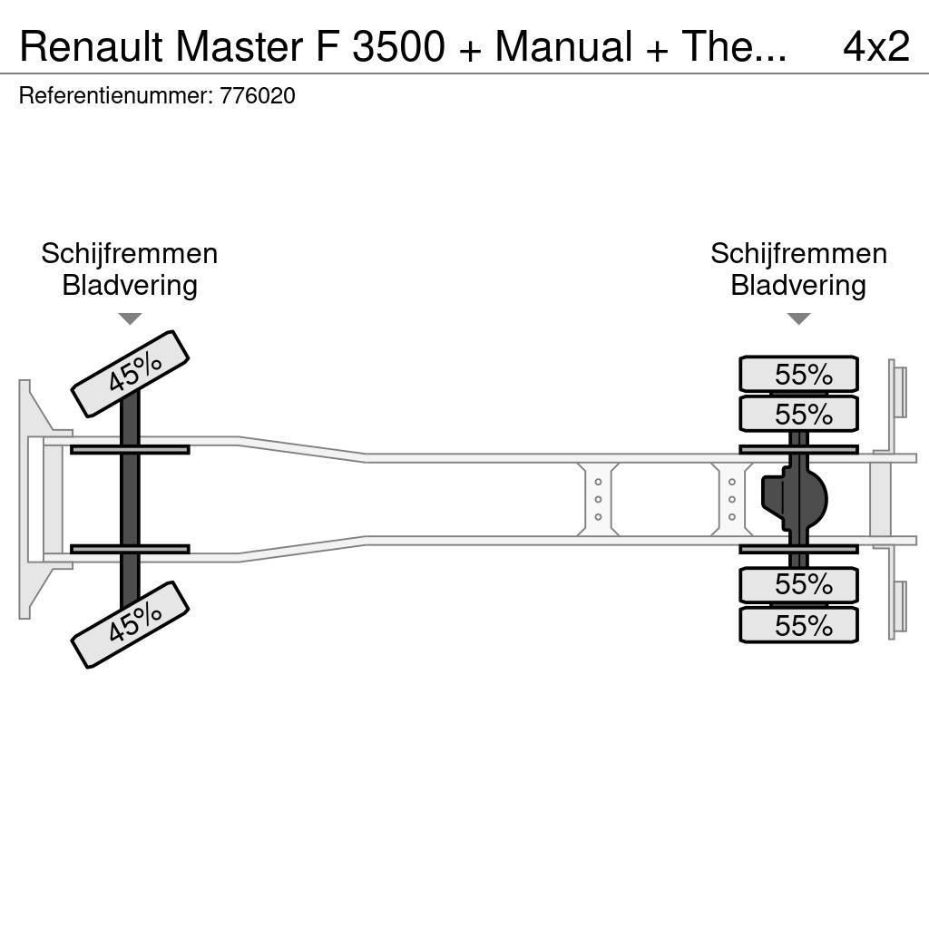 Renault Master F 3500 + Manual + Thermoking Frigofrik kamyonlar