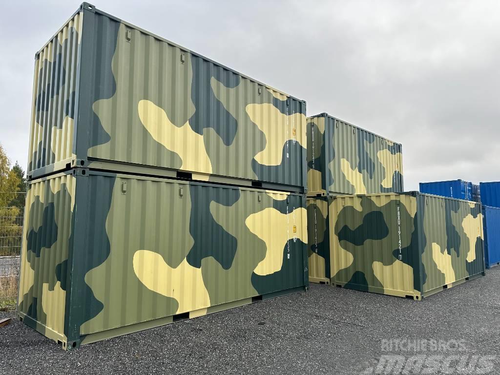  Sjöfartscontainer nya 20fots Camouflage Container Yük konteynerleri