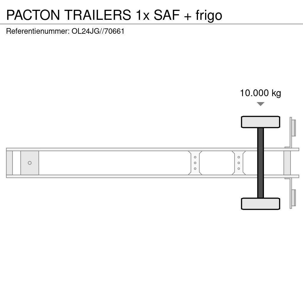 Pacton TRAILERS 1x SAF + frigo Frigofrik çekiciler
