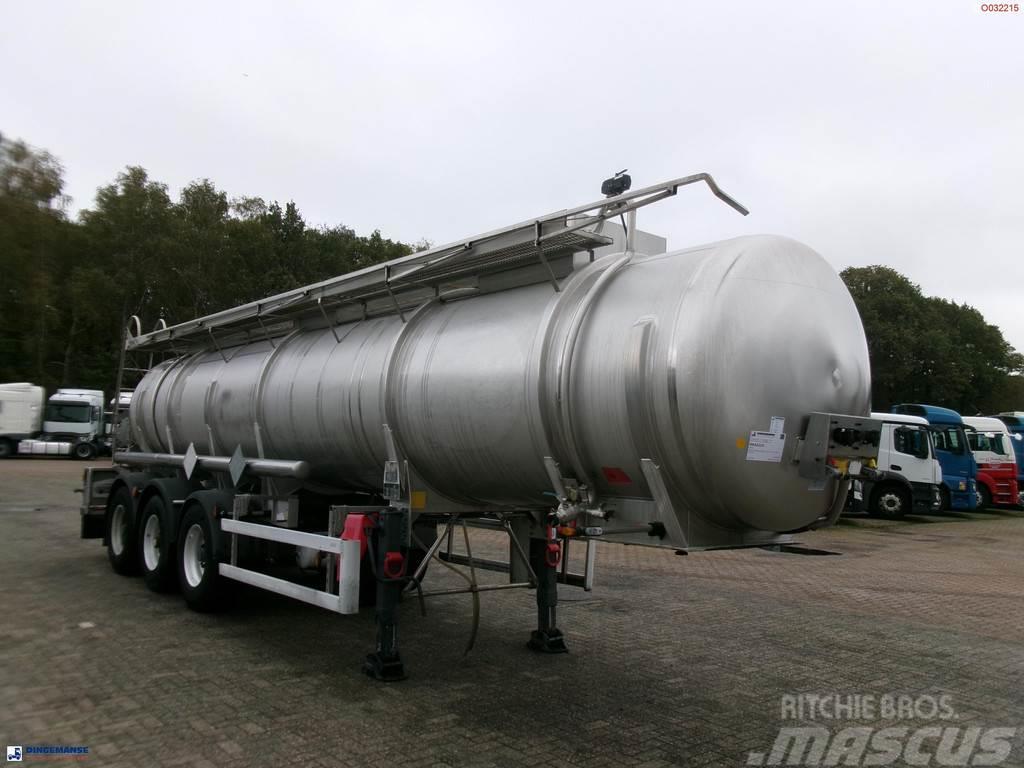  Parcisa Chemical tank inox L4BH 21.2 m3 / 1 comp / Tanker yari çekiciler