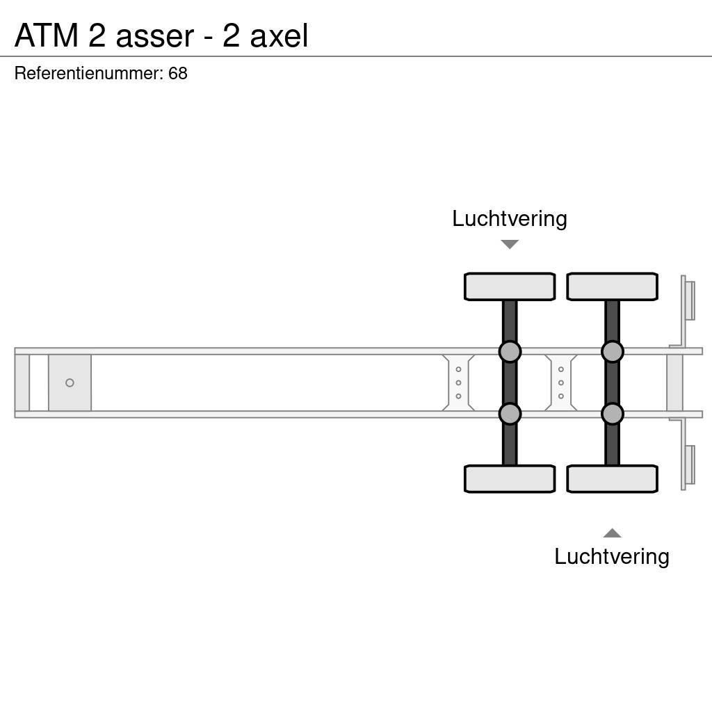 ATM 2 asser - 2 axel Damperli çekiciler