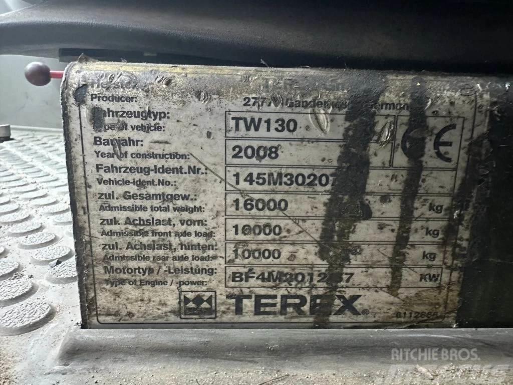 Terex Tw130 Lastik tekerli ekskavatörler