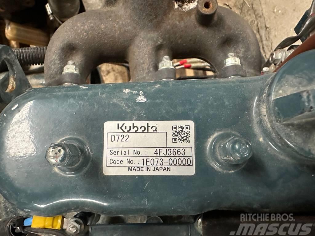 Kubota D 722 ENGINE Motorlar
