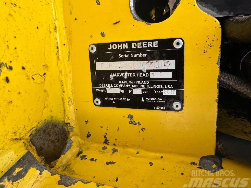 John Deere H 415 Agaç kesme robotlari