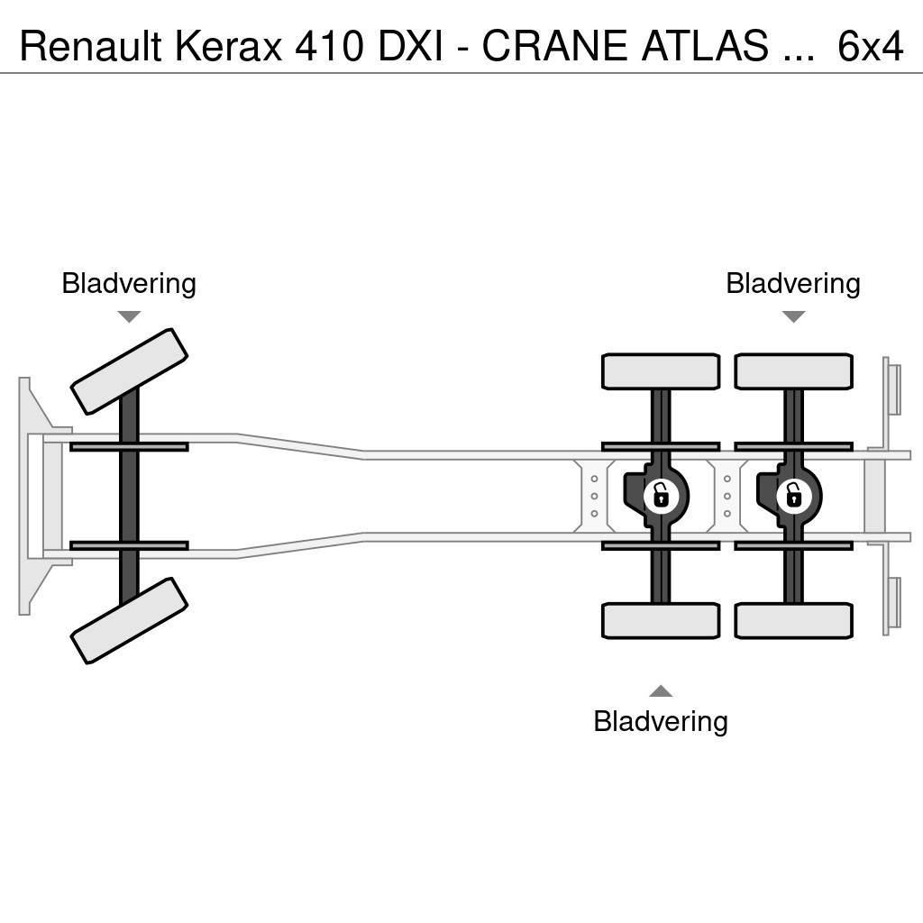 Renault Kerax 410 DXI - CRANE ATLAS 16T/M - 2 WAY TIPPER 6 Damperli kamyonlar