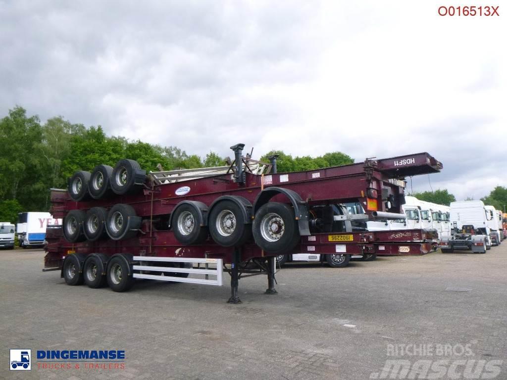 Dennison Stack - 4 x container trailer 40 ft Konteyner yari çekiciler