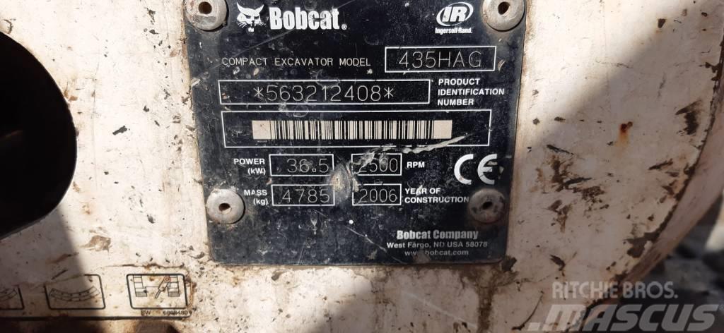 Bobcat 435 HAG Mini ekskavatörler, 7 tona dek