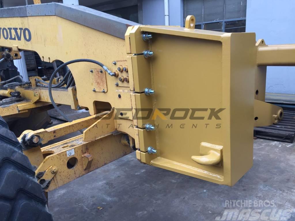 Bedrock Push Block fits Volvo G930, G940, G946, G960 Motor Diger